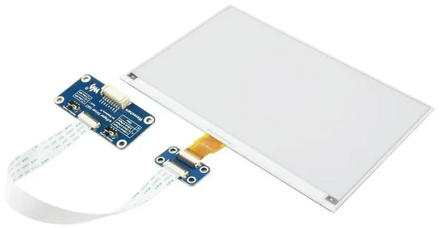 Alt view image 3 of 3 - 7.5inch e-Paper HAT (B),E-Ink Display For Raspberry Pi, 800×480, Red / Black / White, SPI