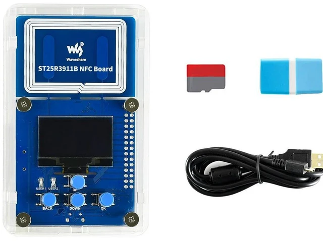 Main image of ST25R3911B NFC Evaluation Kit NFC Reader + TF Card + USB Cable
