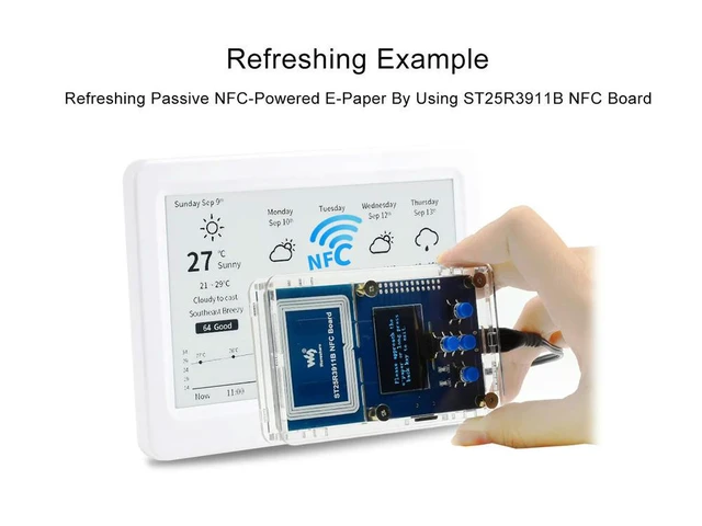 Alt view image 2 of 3 - ST25R3911B NFC Evaluation Kit NFC Reader + TF Card + USB Cable