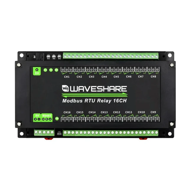 Alt view image 3 of 3 - Modbus RTU Relay 16CH,RS485 Interface, With Multiple Isolation Protection Circuits