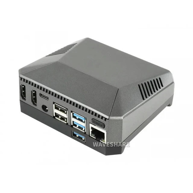 Alt view image 2 of 3 - Argon One M.2: Aluminum Case For Raspberry Pi 4, With M.2 Expansion Slot