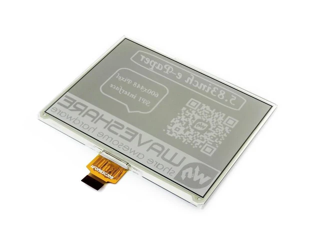 Alt view image 3 of 3 - 5.83inch E-Paper E-Ink Raw Display 648*480 Resolution Black White 2 Colors