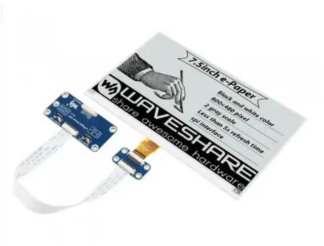 Alt view image 2 of 2 - 7.5inch e-Paper HAT,800×480,E-Ink display for Raspberry Pi