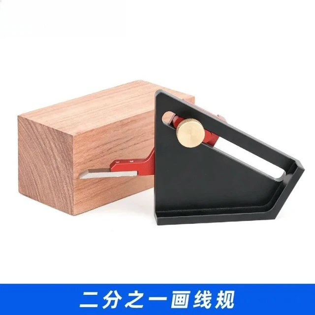 Alt view image 2 of 3 - For Woodworking 1/2 center scribing gauge table sawing tenon 1/2 sawing tool (2 sets)