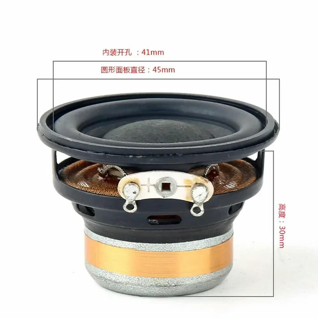 Alt view image 3 of 3 - For 1.75-Inch Full-range Speaker 45mm High and Medium Low Bluetooth Speaker Modified Speaker 10W