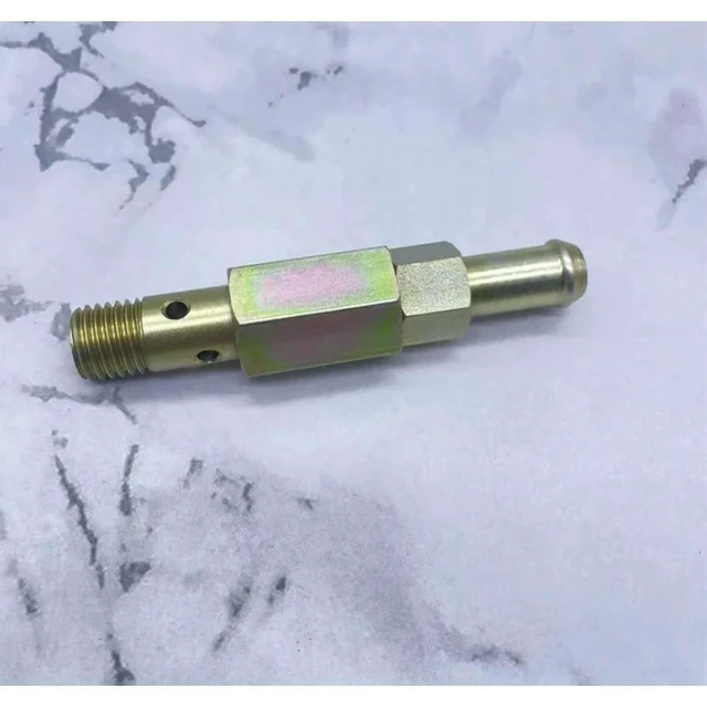 Alt view image 2 of 3 - For Construction Machinery Parts 320D C4.2 C6.4 Common Rail Oil Return Check Valve 310-9537