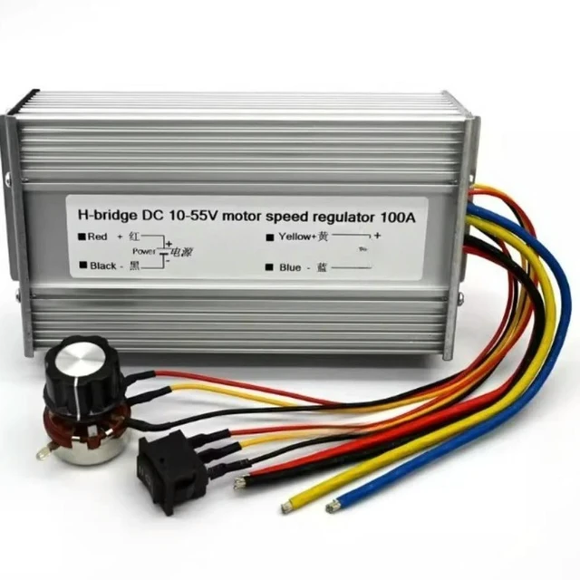 Alt view image 2 of 3 - For governor 100A high current high power driver, motor motor forward and reverse, reverse switch