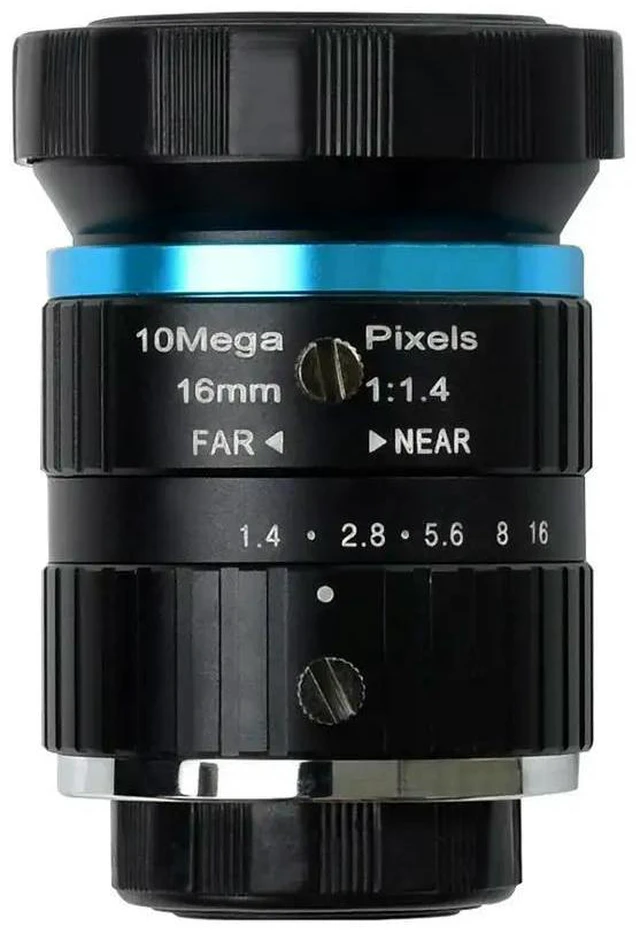 Main image of Industrial 16mm Telephoto Lens C-Mount for Raspberry Pi Camera