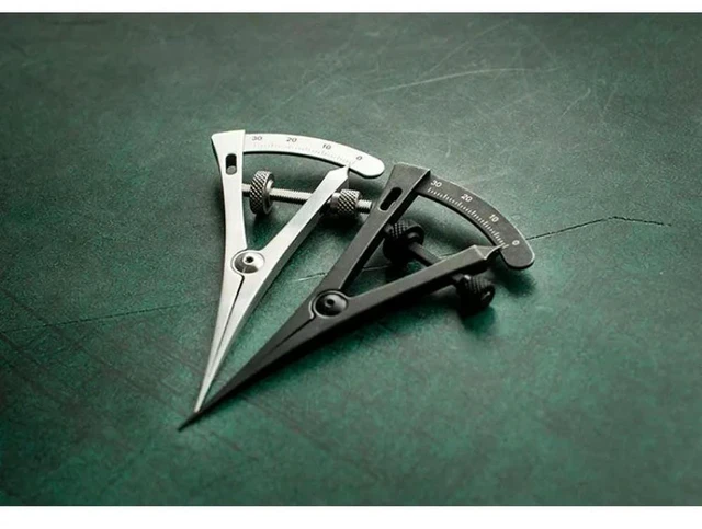 Alt view image 3 of 3 - For Spacing Gauge, Eye Planning, Line Gauge, Handmade Leather DIY Edging Tool, Sideline Press Groove Decorative Line