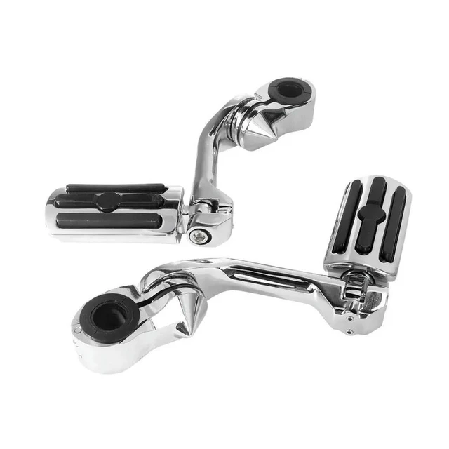 Alt view image 3 of 3 - For pedal gliding, motorcycle modified rear footpeg, long bar bracket, universal pedal