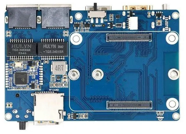 Main image of CM5-DUAL-ETH-BOX-B,Gigabit/2.5G Dual Ethernet Mini-Computer (B) Based On Raspberry Pi CM5 (NOT included),Dual RJ45