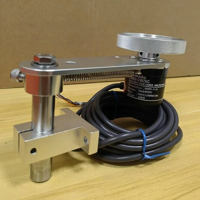 Alt view image 2 of 3 - For magnetic suspension side hole machine special encoder set E6B2-CWZ6C-2000P4 meters black cover bracket l wheel