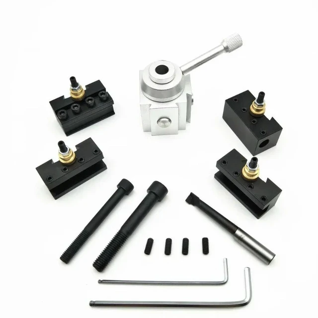 Alt view image 2 of 3 - For Numerical Control Lathe Tool Holder Fixture Aluminum Quick Tool Changer Multifunctional Lathe Equipment Tools