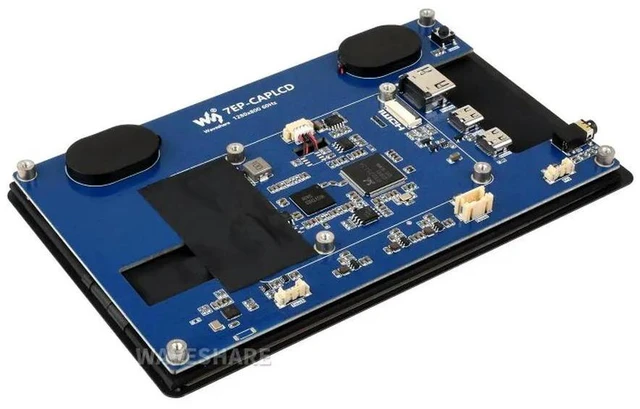 Main image of 7inch Wide Color Gamut Capacitive Touch Display, 1280×800, Optical Bonding Toughened Glass Panel, HDMI Interface, IPS, 10-Point