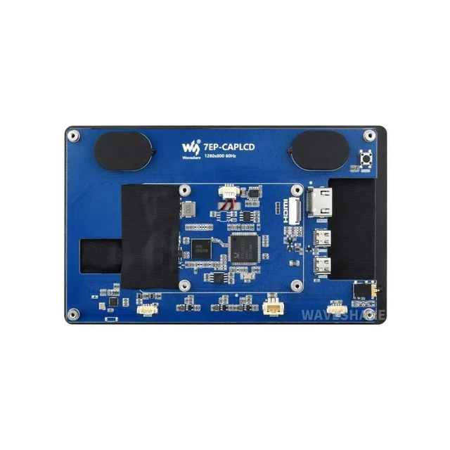 Alt view image 2 of 3 - 7inch Wide Color Gamut Capacitive Touch Display, 1280×800, Optical Bonding Toughened Glass Panel, HDMI Interface, IPS, 10-Point