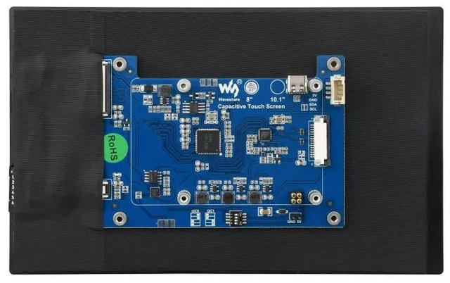 Main image of 8inch DSI LCD (C) Capacitive Touch Display for Raspberry Pi, 1280×800, IPS, DSI Interface