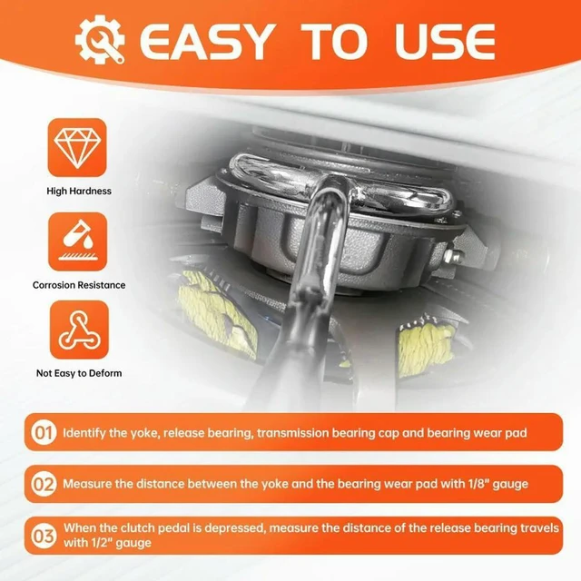 Alt view image 3 of 3 - For Truck Clutch Adjustment Gauge Set 5035 for Accurate Measurement and Adjustment of Heavy Duty Pull Clutches
