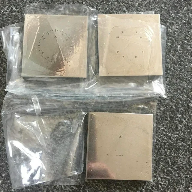 Alt view image 2 of 3 - For manual dial pad printing machine etching steel plate production, pad printing l plate