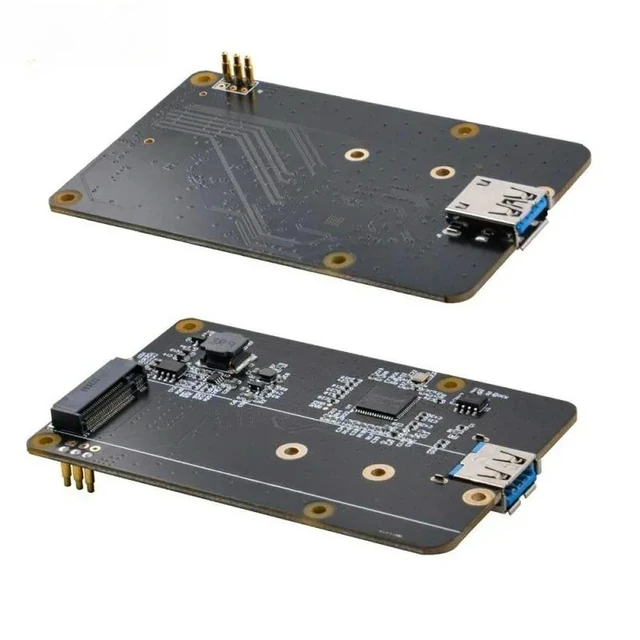 Alt view image 2 of 3 - For 4B 2280 M.2 NVME SSD Expansion Board USB3.0 SSD Adapter Board Module