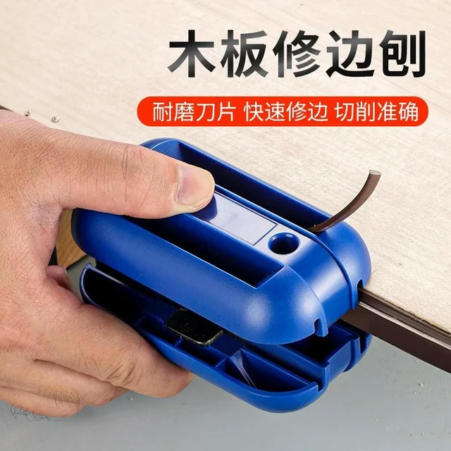Alt view image 3 of 3 - Woodworking Edge Trimmer Manual Trimmer Head Flush, Paint Free Board Sealing Strips Wood Board Deburring Edge Trimming Tool