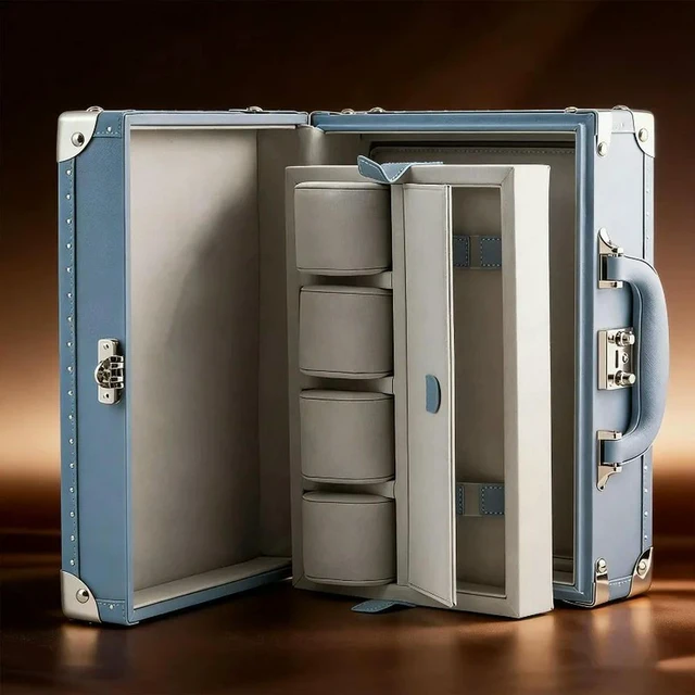 Alt view image 3 of 3 - For Gift Jewelry Watch PU Leather Empty Box