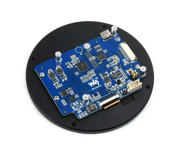 Alt view image 2 of 3 - 3.4inch DSI Round Touch Display, 800 × 800, IPS, 10-Point Touch