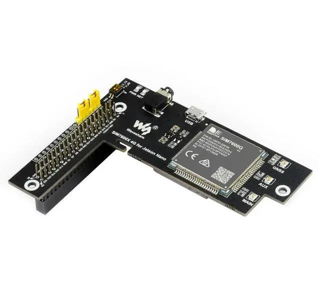 Alt view image 2 of 3 - SIM7600G-H 4G for Jetson Nano,4G/3G/2G/GNSS Module for Jetson Nano, LTE CAT4, Global Applicable