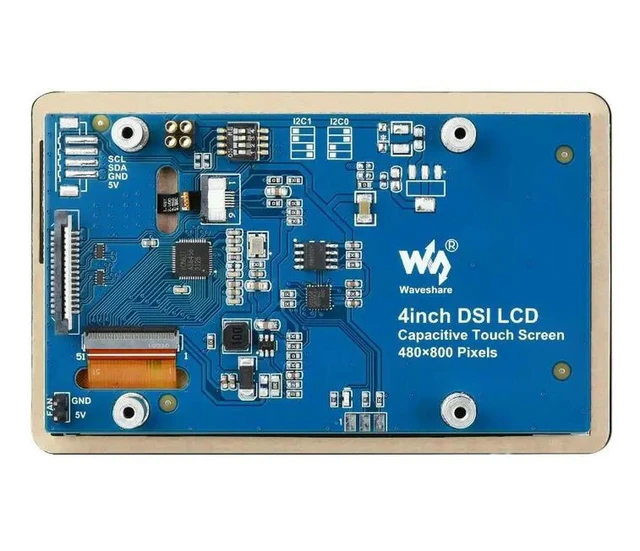 Alt view image 2 of 3 - 4inch DSI Round Touch Display, LCD,720 × 720, IPS, 10-Point Touch