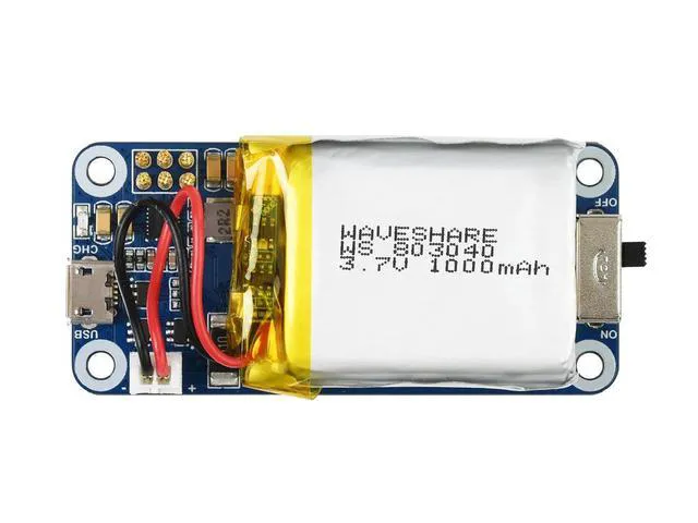 Alt view image 3 of 3 - Raspberry Pi Zero WH Package F with UPS Module and 1.3inch LCD Display UPS & Display Combination Based on Raspberry Pi Zero WH