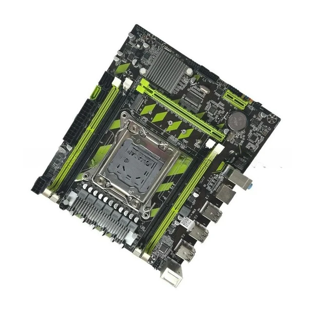Alt view image 3 of 3 - For X79G Main Board Desktop Computer Main Board 2011 Pin M.2 Interface, Support DDR3 RECC