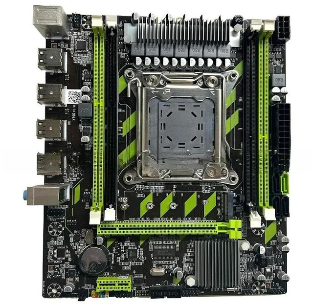 Alt view image 2 of 3 - For X79G Main Board Desktop Computer Main Board 2011 Pin M.2 Interface, Support DDR3 RECC
