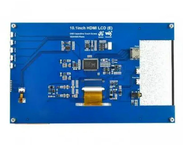 Alt view image 3 of 3 - 10.1inch HDMI LCD (E),1024×600, IPS, Optical Bonding Screen, Supports Raspberry Pi, Jetson Nano, And PC
