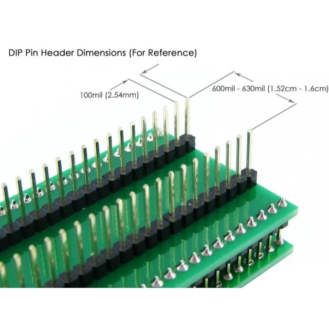 Alt view image 2 of 3 - QFP44 TO DIP44 (A), Programmer Adapter