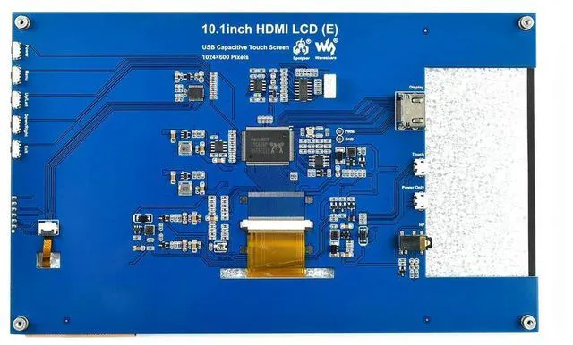 Alt view image 3 of 3 - 10.1inch Capacitive Touch Screen LCD (E) 1024X600 IPS Fully Laminated Screen,