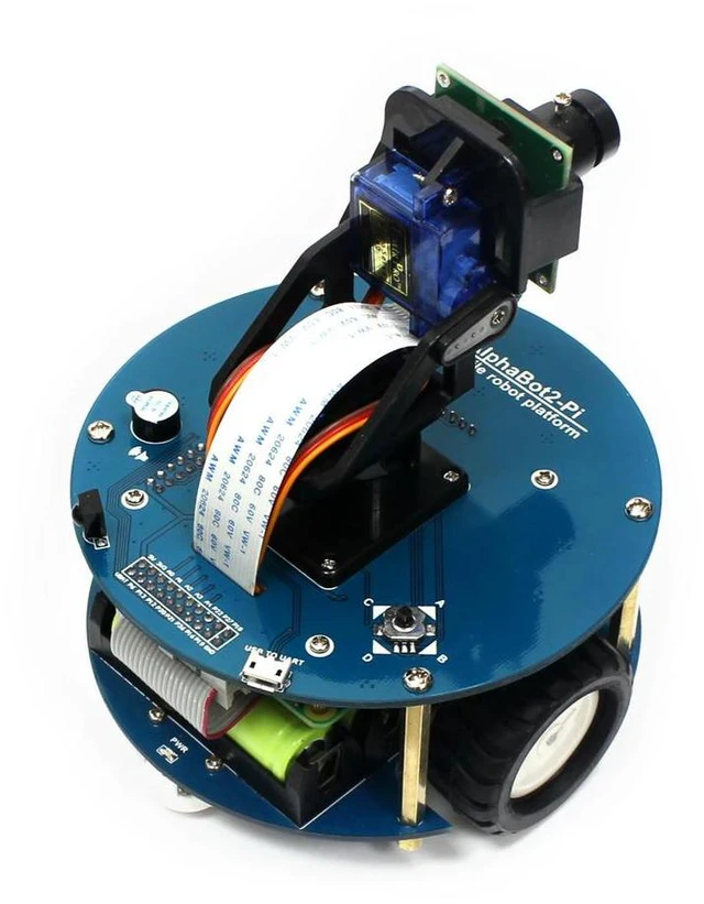 Main image of AlphaBot2 robot building kit for Raspberry Pi 3B/3B+/4B (no Pi)