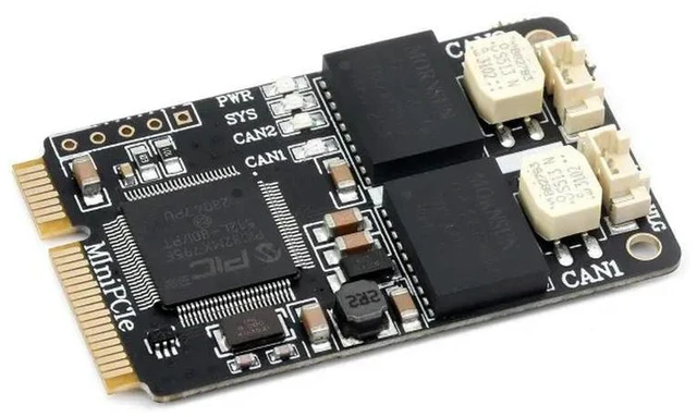 Alt view image 2 of 2 - 2-CH CAN MiniPCIe,Supports Decoding And Analyzing Function of Multiple CAN Protocol,High-performance Hardware Solution
