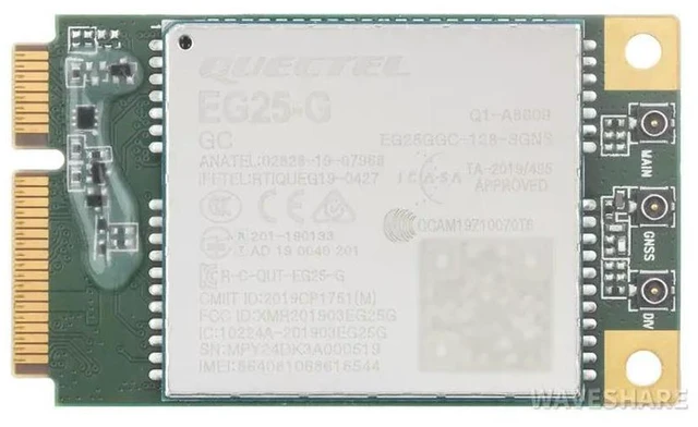 Alt view image 2 of 3 - EG25-G 4G GbE USB3.2 HAT+ stock