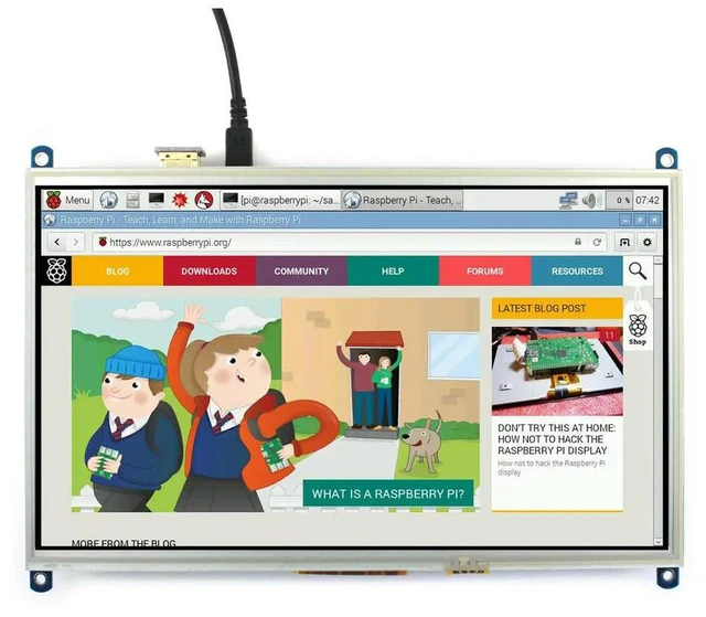 Main image of 10.1inch Resistive Touch IPS Screen LCD 1024*600 Display Port with CE Certification