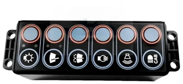 Alt view image 2 of 3 - For Applicable To R215-9 R225LC-9 Headlight Wiper Control Assembly Control Panel 21Q6-30601