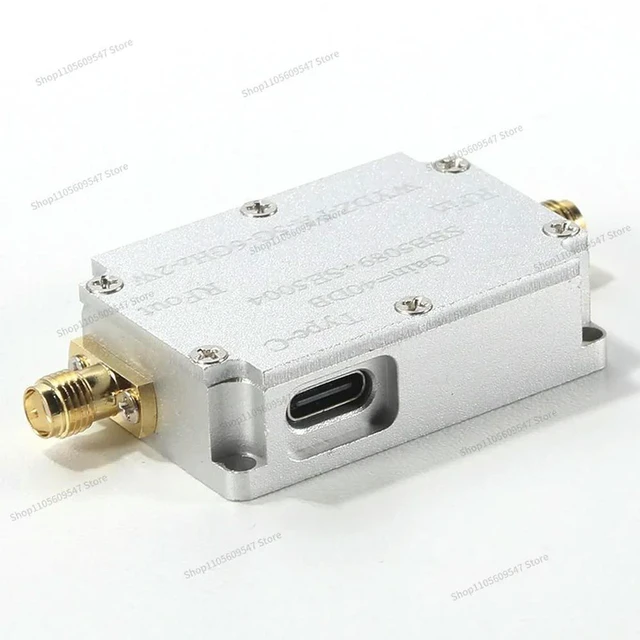 Alt view image 3 of 3 - For Microwave Unidirectional Power Amplifier SBB5089 + SZA2044 2.4GHz 1W 30dBm RF Power Amplifier