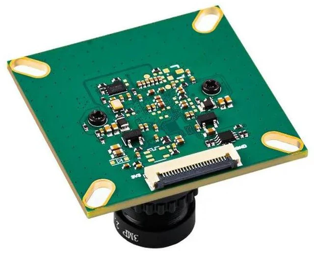 Main image of ISX031 3MP MIPI Camera Module, ISX031 Sensor, Built-in ISP, 123° Wide Angle, Fixed Focus, Compatible With Raspberry Pi