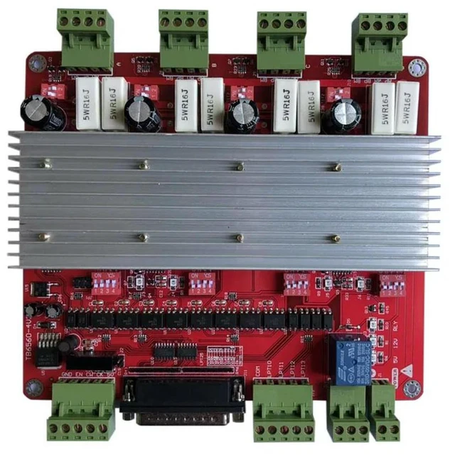 Alt view image 2 of 3 - For TB6560 engraving machine 4-axis stepper motor drive board, control board