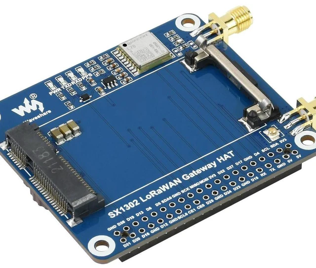 Main image of SX1302 LoRaWAN HAT for Raspberry Pi SX1302 868M GNSS Module SX1302 LoRaWAN HAT