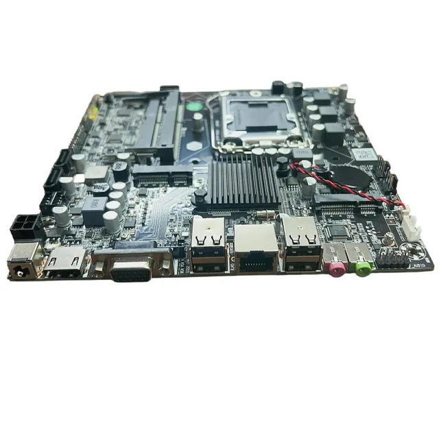 Alt view image 2 of 3 - For H61 LGA1155 Mini ITX Computer Main Board 17 * 17cm Industrial Control Computer DDR3 Main Board