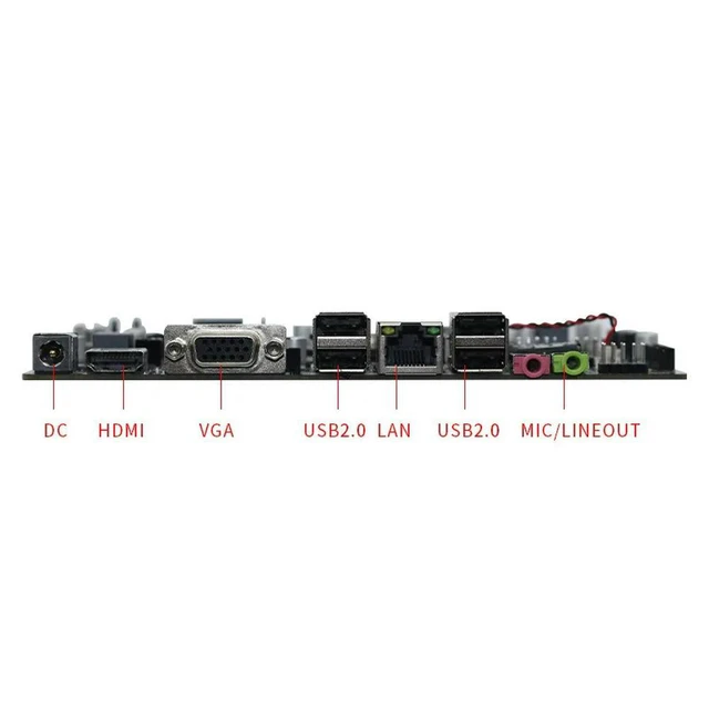 Alt view image 3 of 3 - For H61 LGA1155 Mini ITX Computer Main Board 17 * 17cm Industrial Control Computer DDR3 Main Board