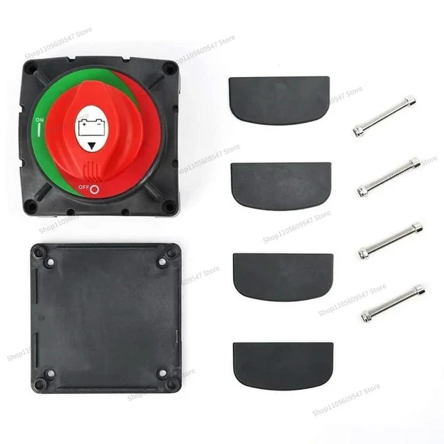 Alt view image 3 of 3 - For high-current power-off switch UTV600A knob power main switch