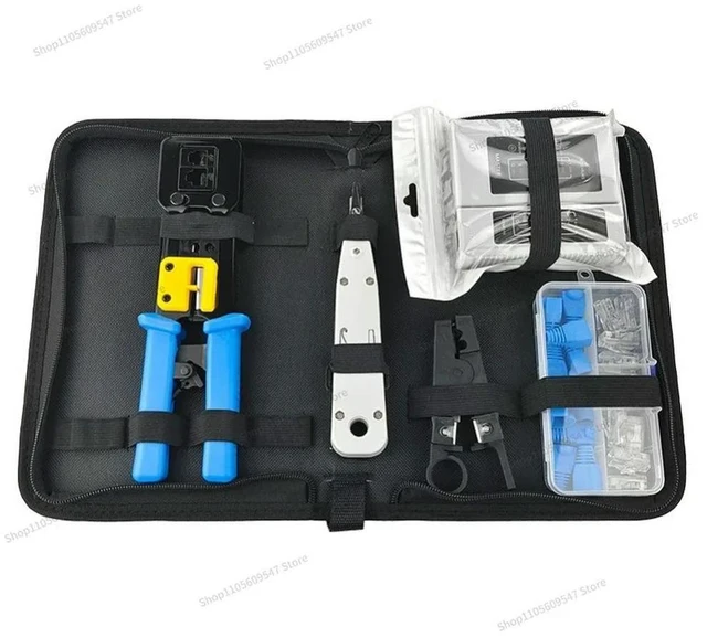 Alt view image 3 of 3 - For Full-hole Plier Kit EZ Network Cable Pliers LQ-TZTK01-7 (7-piece Set) Accessories
