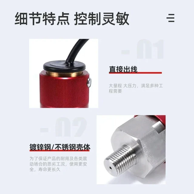 Alt view image 3 of 3 - For LF730 Mechanical Adjustable Diaphragm Pressure Switch 500bar Large Pressure Range