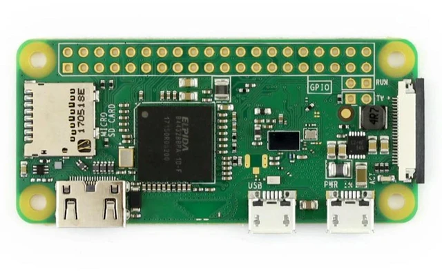 Main image of Raspberry Pi Zero W (Built-In ) Development Kit Type E Micro Card Power Adapter 2.13inch E-Paper HAT