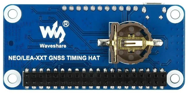 Main image of NEO-M8T GNSS TIMING HAT for Raspberry Pi, Single-Satellite Timing, Concurrent Reception of GPS, Beidou, Galileo, GLONA